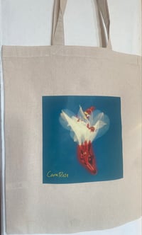 Image 2 of Cara Rose Flower Print Tote Bag