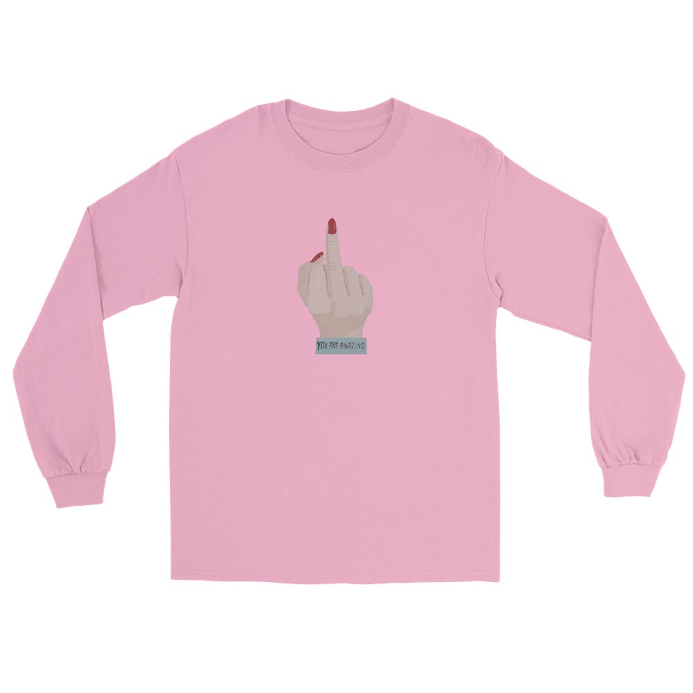 Image of YOU ARE AMAZING LONG SLEEVE SHIRT