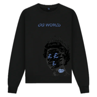 Image 1 of OG LIZZY LUXÉ- BLACK SWEATSHIRT