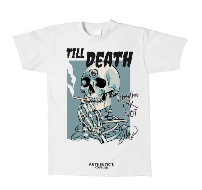 Image of AUTHENTIC “Til Death” Graphic Tee