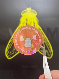 Image 2 of Holographic Like Ghosts in the Sun Vinyl Stickers