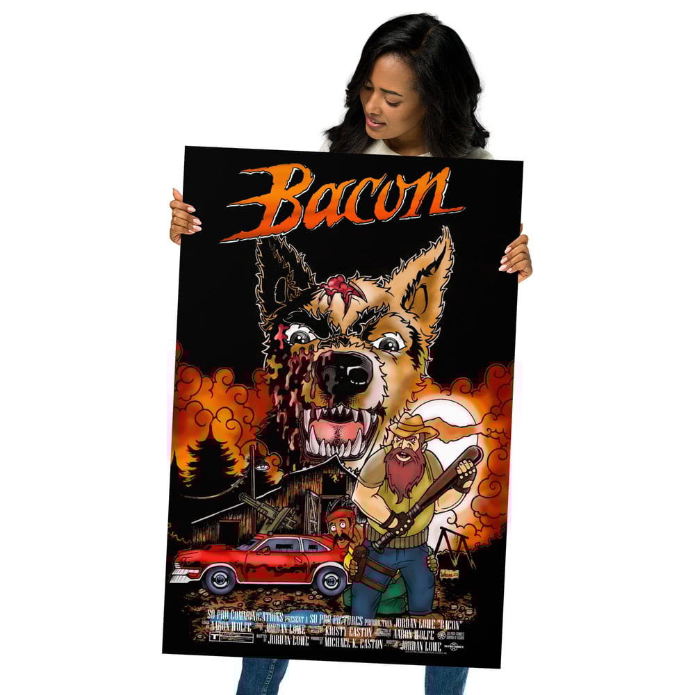 Bacon Movie Poster 24 x 36in