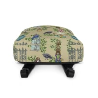 Image 5 of Tan Haunted Mansion Pattern Backpack