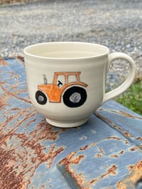 Image 5 of Tractor Decorated Stoneware Mug