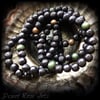 Midnight Forest Moss Rune Meditation Mala 