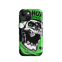 Image 2 of Green Skull MagSafe® Tough Case For iPhone®