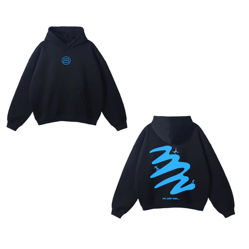Image of Oversized Black hoodie 