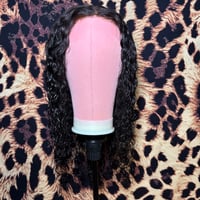 Image 1 of Refurbished 13x4 Black Curly Wig 