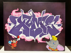 Image of Sleepy Dumbo 16 x 20 Canvas