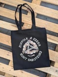 Image 2 of Three Hares Logo Tote Bag 