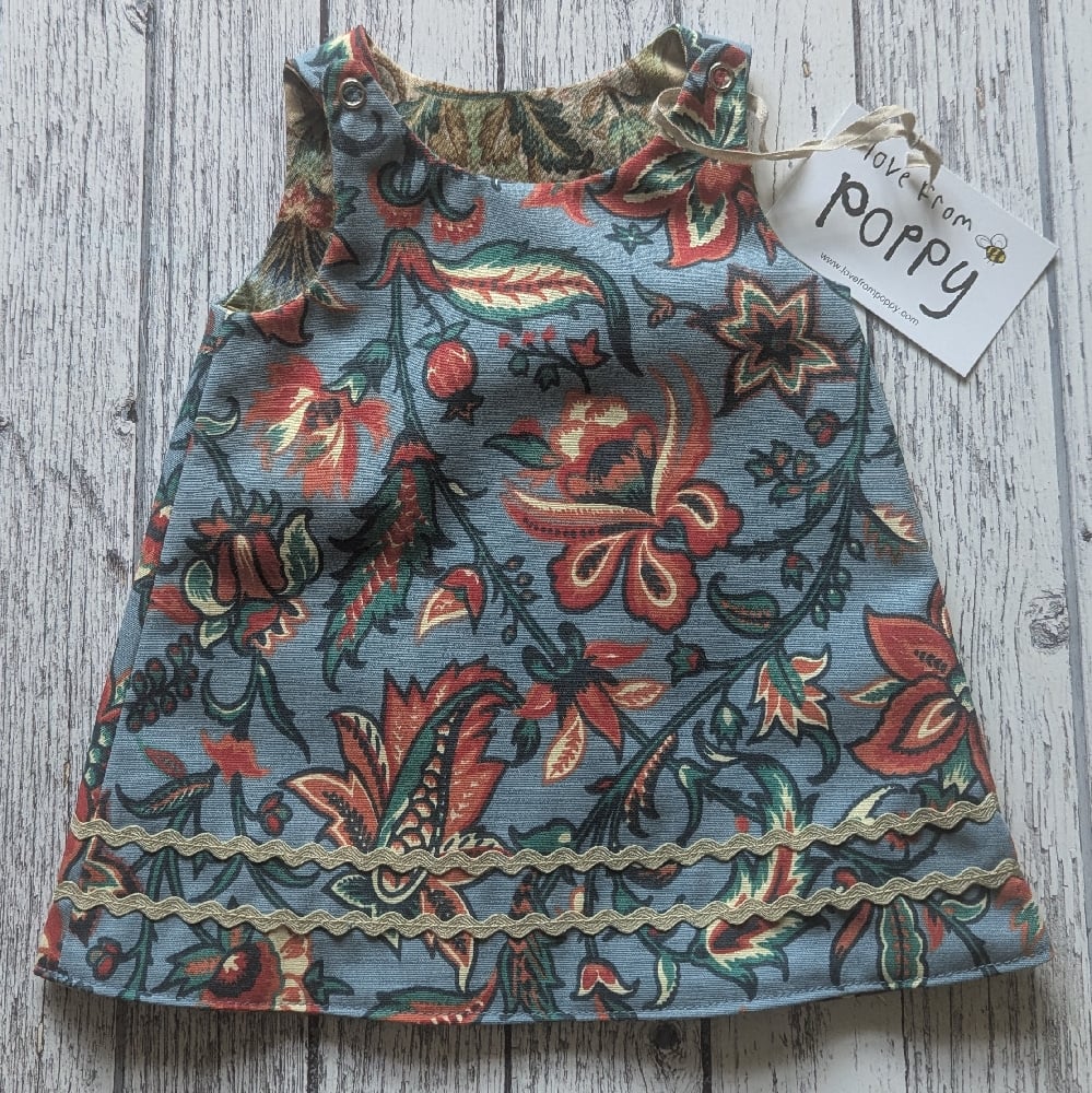 Image of Play All Day Reversible Dress- Granny's Curtains