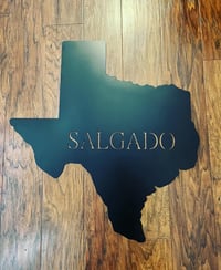 Image 4 of Custom Texas Sign, Last Name Family 