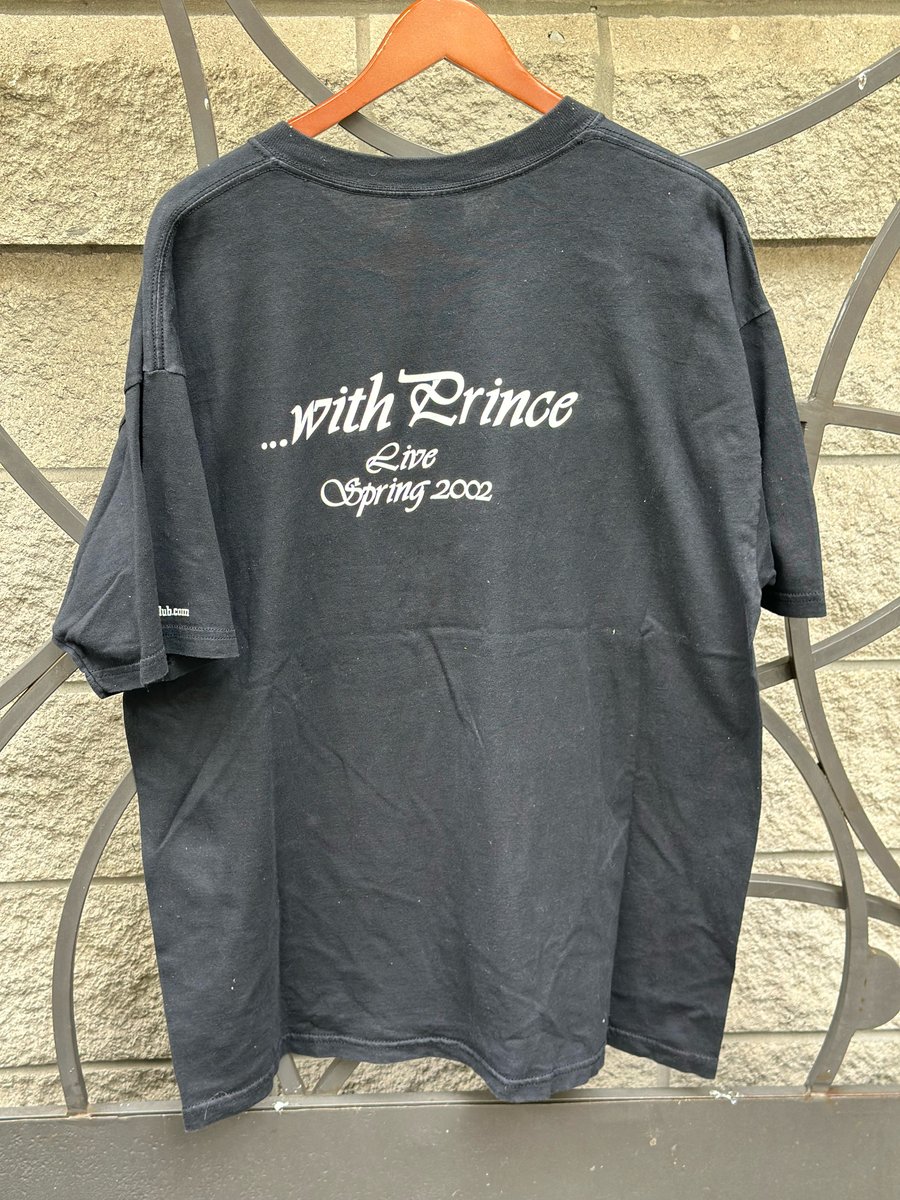 Image of 2002 VINTAGE “PRINCE - ONE NIGHT ALONE… WITH PRINCE” CONCERT TEE, SIZE: XL