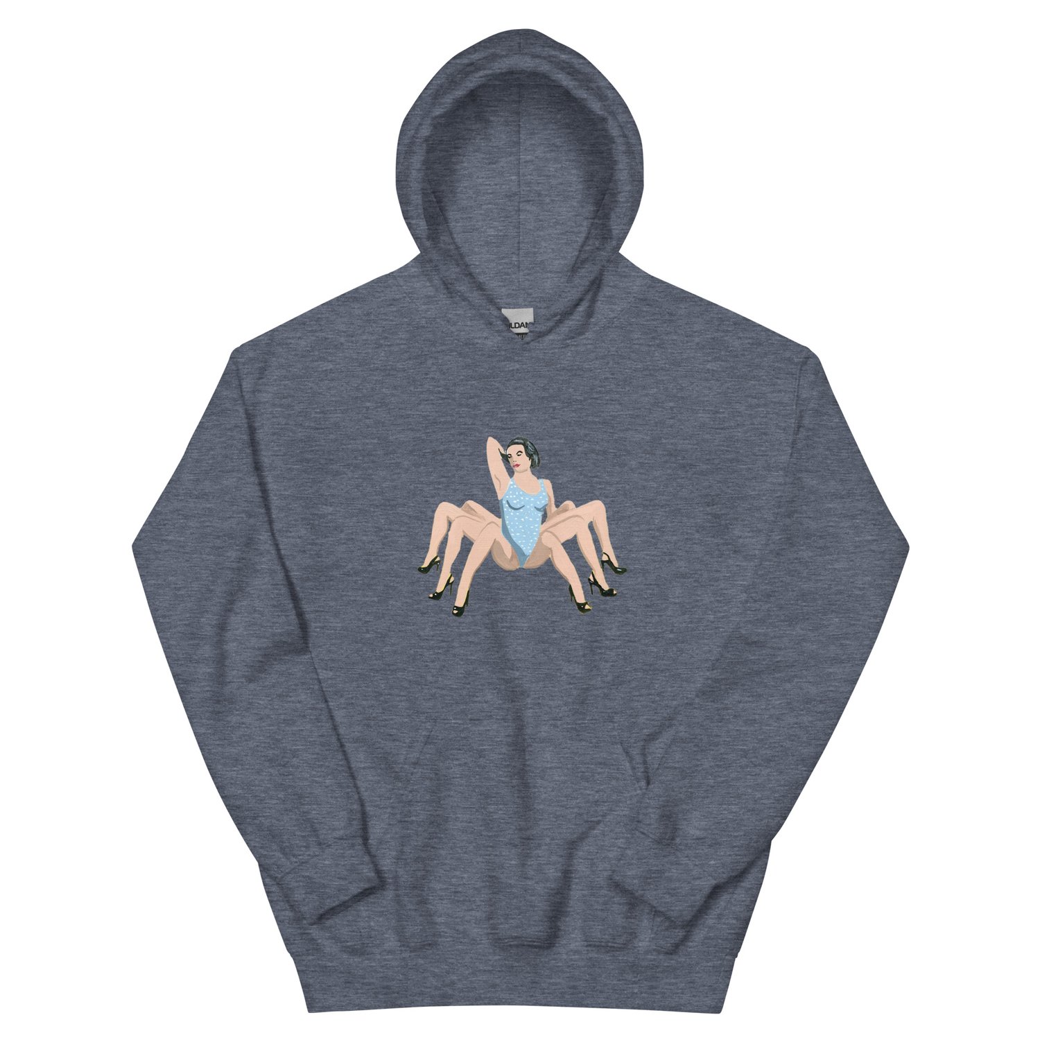 Image of EIGHT LEGGED WOMAN HOODIE