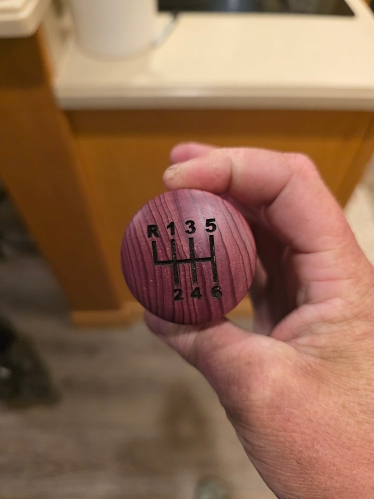 Image of Cedar Shift Knob/Air Freshener (Fiesta/Focus ST)