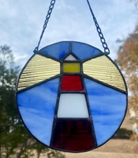 Image 1 of Round Lighthouse Suncatcher