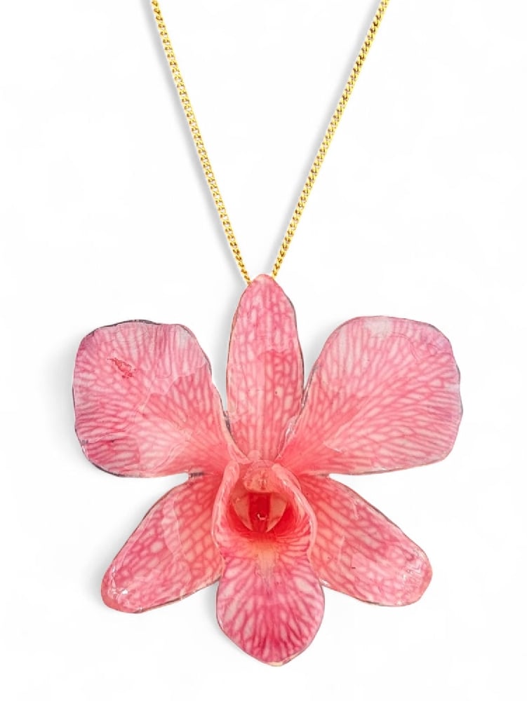 Image of Dendrobium Orchid Pendants (Pinks & Orange)