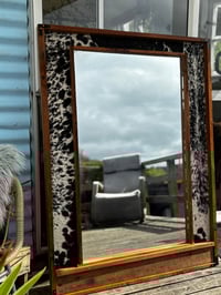 Image 4 of Full Length Rimu & Cowhide Mirror