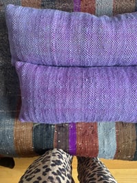 Image 2 of coussins teintées en laine 💜