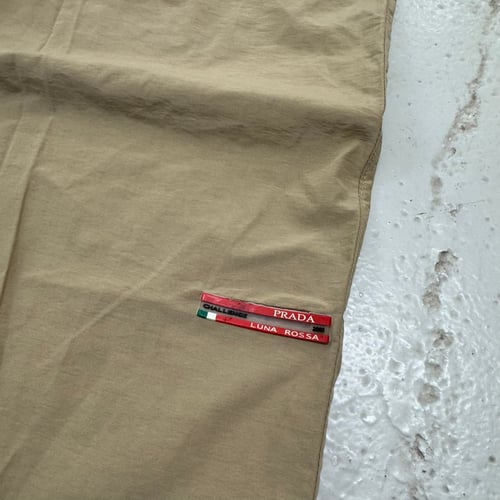 Image of 2003 Prada Luna Rossa Trousers, Size 34” x 27”
