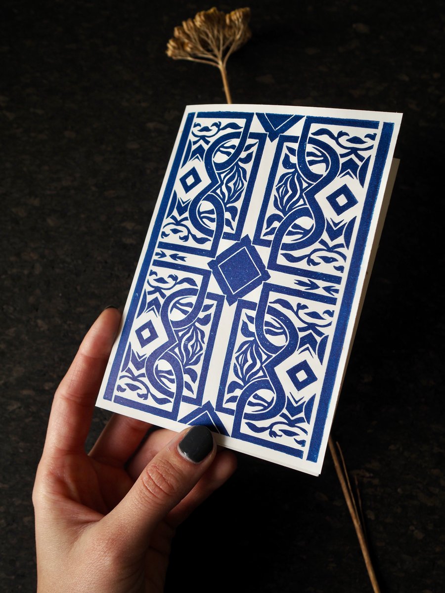 Image of Greeting Card folded, eggshell