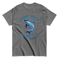 Image 9 of Unisex classic tee, Sacred Whale Sacred Reef Coastal Ocean Coral Reef Whale Tee
