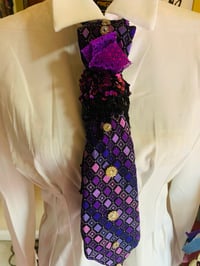 Image 2 of Purple Passion  ” Tie Necklace