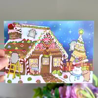 Image 1 of Christmas Gingerbread Art Print