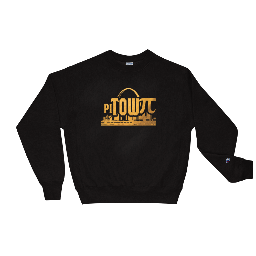 Image of Pi Town Album Cover Style Crewneck Sweatshirt