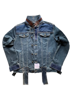 Image of NwN- Earth&Ashes Sun-faded/Aged Denim Jean Jacket