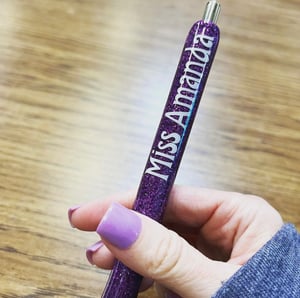 Image of Personalized Glitter Pens