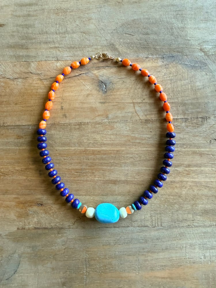 Image of Thunder Turquoise Necklace