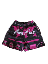 Image 1 of Global Task Mesh Shorts- FUSCHIA