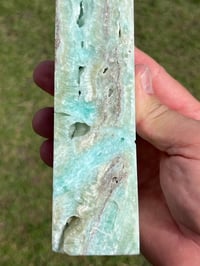 Image 15 of Large Blue Aragonite Obelisk #3072