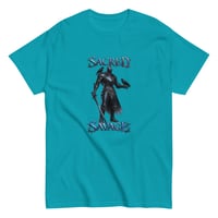 Image 9 of Unisex classic tee, Sacred Savage Ravens & Knight Warrior Tee