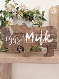 Image 1 of Wooden Farm Animals ( 2 Options )