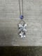 Image of AB Stargazer Hydrangea Victorian Style Chain Necklace