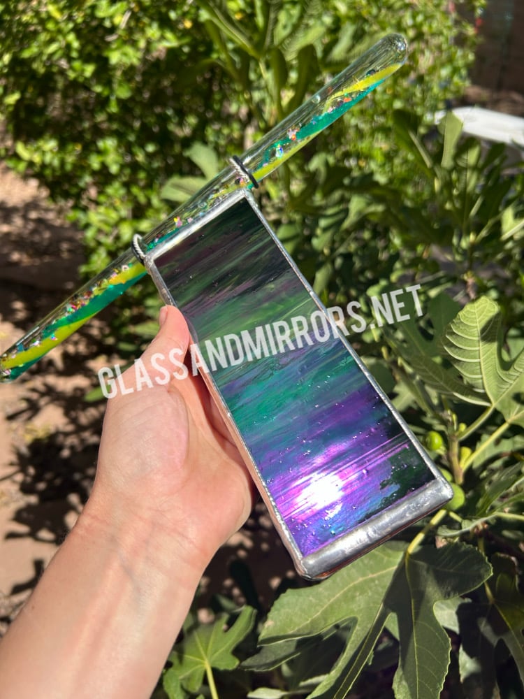 Image of “Lemon Lime” Jumbo Wand Aura Kaleidoscope