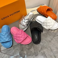 Image 2 of LV Pillow Leather Slides