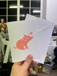 Image 1 of Little Piglet greeting card