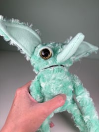 Image 2 of Soft Weighted Grumpy Goblin - Mint Green