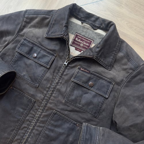 Image of Marlboro Classics Cropped Wax Canvas Jacket, Size Large