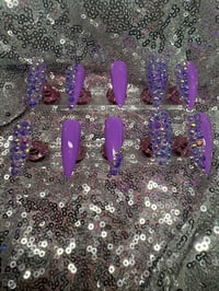 Image 4 of  Diva on the go gel  press on Nails select your color set 