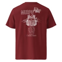 Image 3 of PA Murph Unisex organic ribbed neck t-shirt (Dark Color Option)
