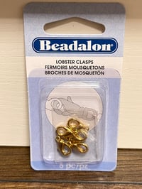 Image 2 of Beadalon 金色首飾龍虾扣