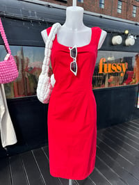 Image 1 of 90'S CHERRY COTTON DRESS 12