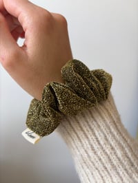 Image 2 of Shimmer knit scrunchie 