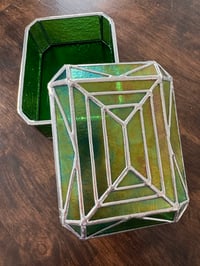 Image 1 of *Reserved for Ashley O* Emerald Star Trinket Box 
