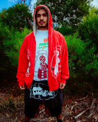 Image 2 of RED DICKIES ANGEL THERMAL HOODIE (XXL)