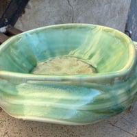 Image 2 of Green Drippy Flutter Dish